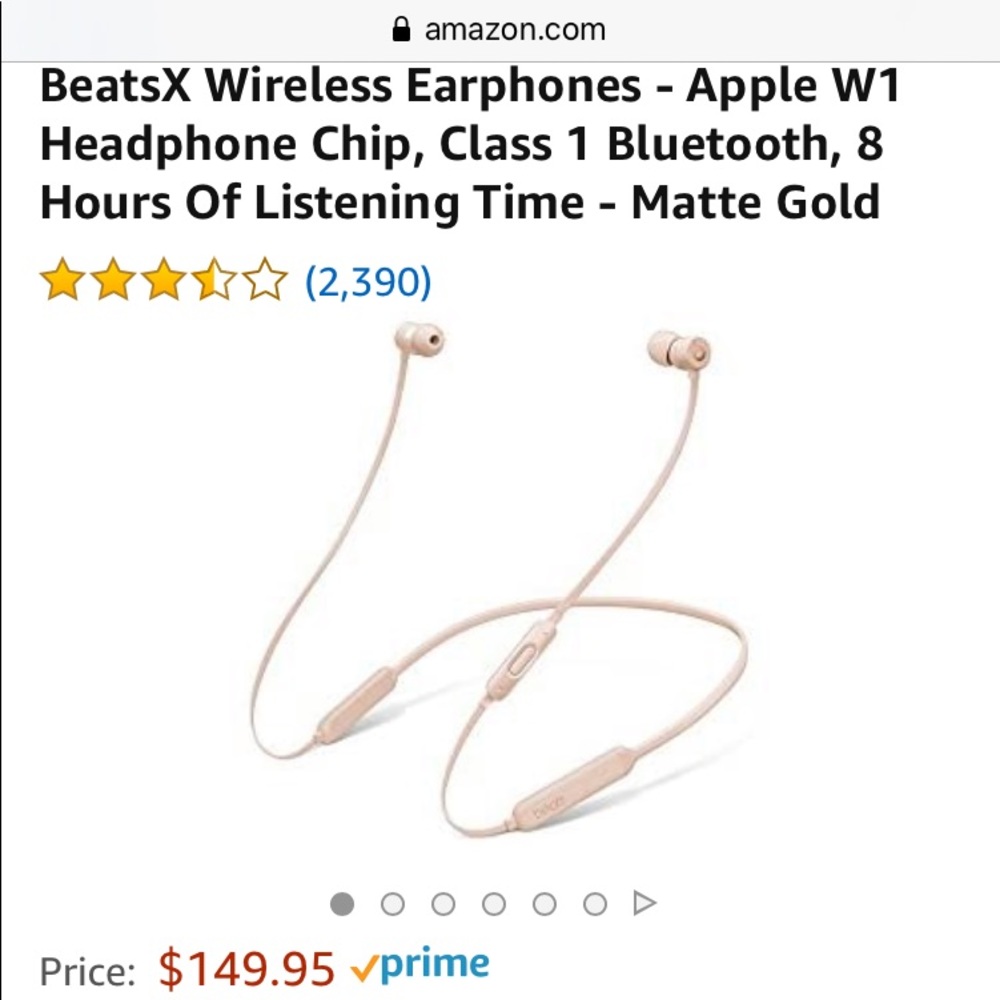 BeatsX Wireless Earphones